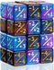 24 Pieces Dice Counters Token Dice D6 Gaming Dice Cube Loyalty Counter Magic Dice Compatible with Card Gaming Accessory, 2 Styles