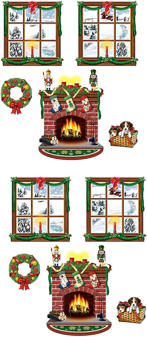 Beistle , 10 Piece Indoor Christmas Decor Props, 15'' - 49''