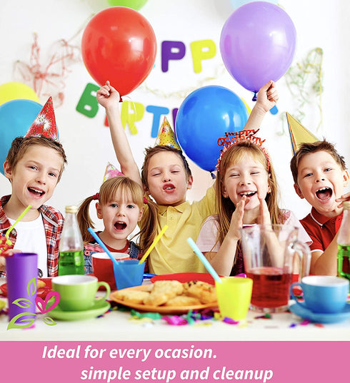 Decostyle Premiun Plastic Tablecloth for Parties, Party Table Cloths Disposable, Stylish Design, Black Gold Dots Decorations, Waterproof, Rectangular Table Cover, 54 Inch x 108 Inch