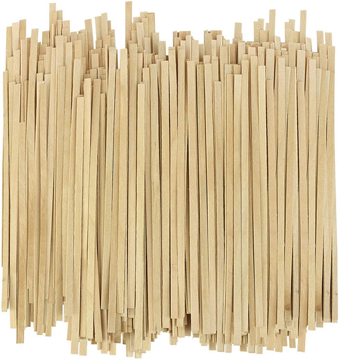 Disposable Wooden Coffee Stirrers - 5.5 Inch Stir Stick (1000, 5.5")