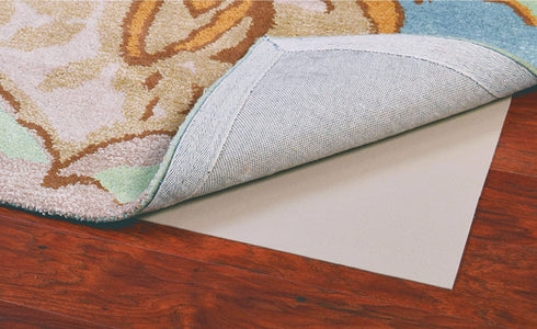 Grip-It Solid Cushioned Non-Slip Rug Pad for Rugs on Hard Surface Floors, 2 by 4-Feet