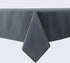 Biscaynebay Textured Fabric Tablecloth 54 X 54 Inches Square, Dark Grey Water Resistant Spill Proof Tablecloths for Dining, Kitchen, Wedding and Parties, Machine Washable