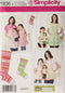 Simplicity 1936 Child's, Women's, and 18'' Doll's Apron Sewing Patterns, Sizes S-L