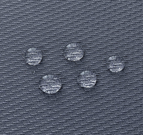 Biscaynebay Textured Fabric Tablecloth 54 X 54 Inches Square, Dark Grey Water Resistant Spill Proof Tablecloths for Dining, Kitchen, Wedding and Parties, Machine Washable