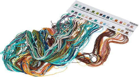 Dimensions Indian Peacock Counted Cross Stitch Kit, 14 Count Natural Aida, 9'' x 15''