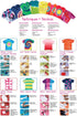 Tulip One-Step Tie-Dye Kit Carousel Colors Tie Dye, 59 Piece Set