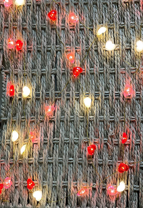 MIYA LIFE Valentine's Day Heart Lights 10 ft 40 LED Copper Wire String Lights for Wedding Birthday Festival D©cor