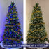 Allgala 50 Feet Christmas Foil Tinsel Garland Decoration for Holiday Tree Walll Rail Home Office Event-Gold-XG93203